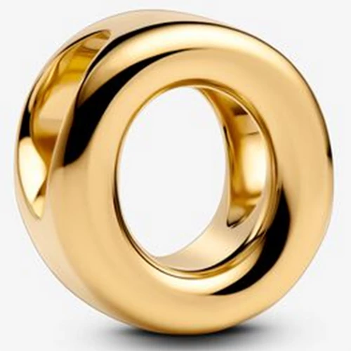 Pandora arany "O" betű charm - 763961C00
