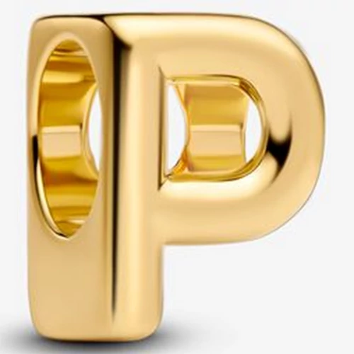 Pandora arany "P" betű charm - 763962C00