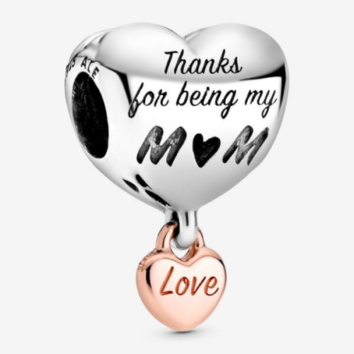 Pandora "Love You Mum" szív charm - 788830C00