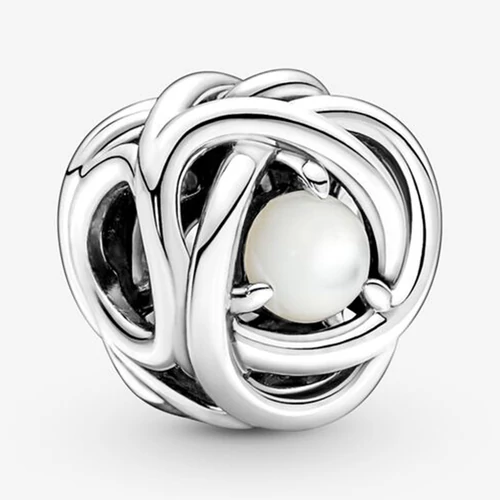 Pandora gyöngyházfényű örökkévalóság kör június charm - 790064C03