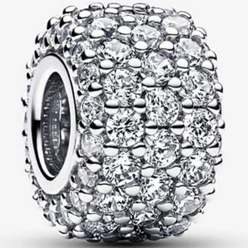 Pandora szikrázó ezüst pavé charm - 792820C01