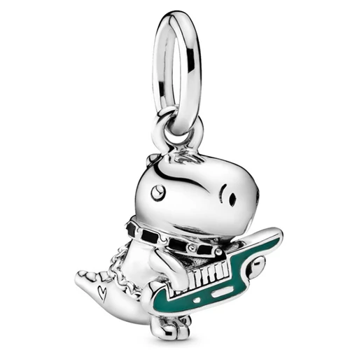 Pandora Dínó a punk dinoszaurusz charm - 798297ENMX