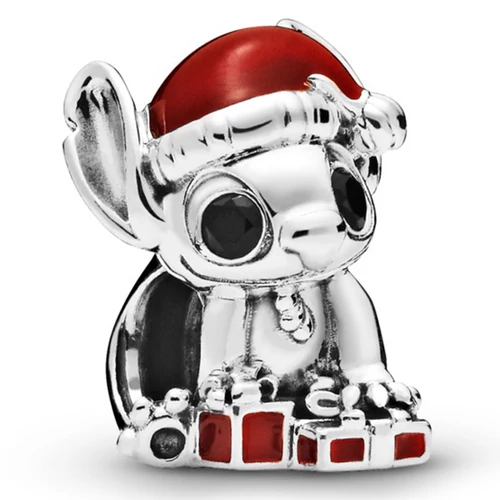 Pandora Disney Stitch karácsonyi charm - 798452C01