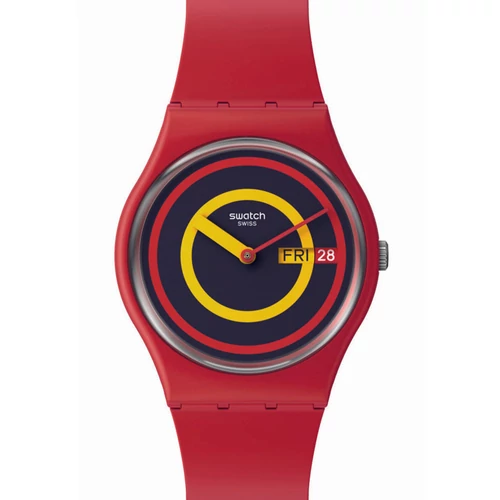 Swatch férfi óra - SO28R702 - Concentric Red