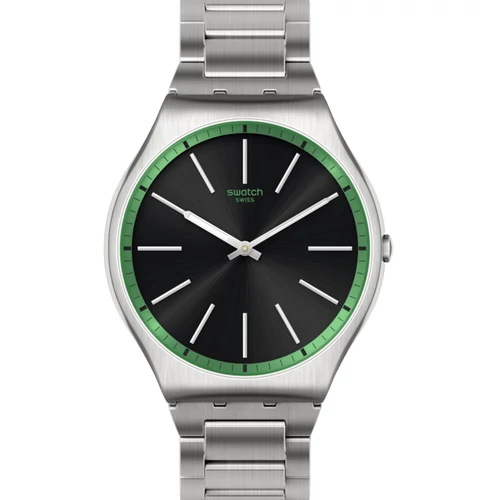 Swatch férfi óra - SS07S128G - Green Graphite