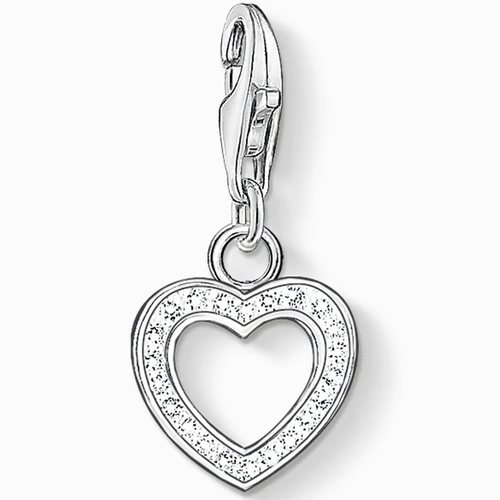 Thomas Sabo cirkónia szív charm - 0930-051-14