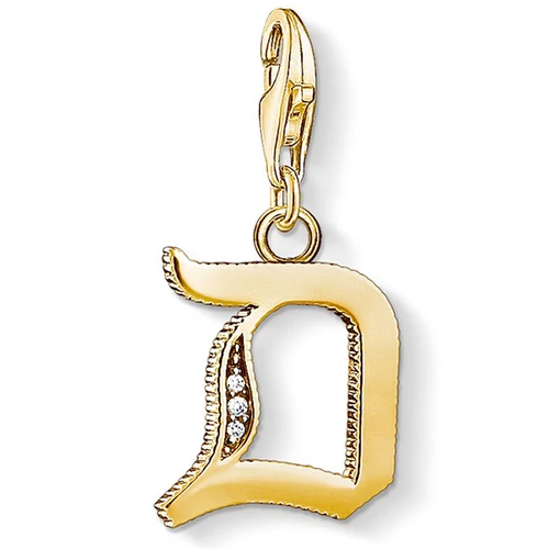 Thomas Sabo "D" betű charm - 1610-414-39