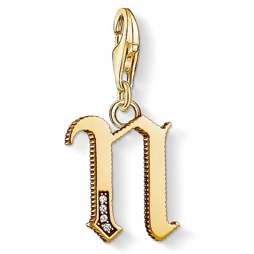 Thomas Sabo "N" betű charm - 1620-414-39