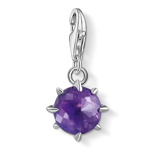 Thomas Sabo februári születéskő charm - 1792-169-13