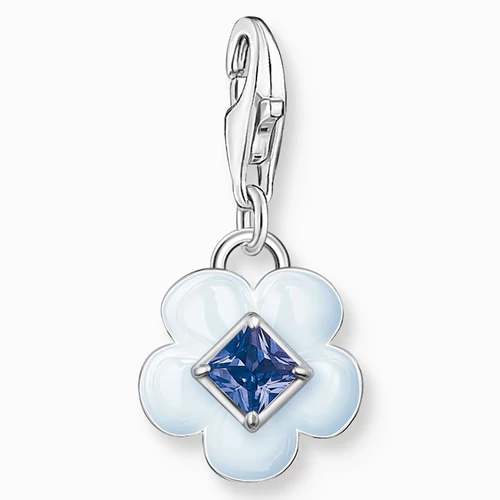 Thomas Sabo kék szív charm - 1916-496-1