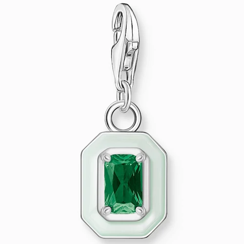 Thomas Sabo zöld köves charm - 1917-496-6