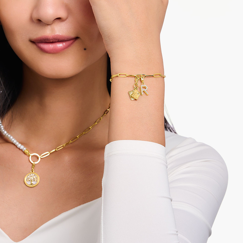 Thomas Sabo sárga arany boríték charm - 2065-414-7