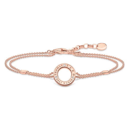 Thomas Sabo rozé arany karkötő - A1878-416-14-L19V