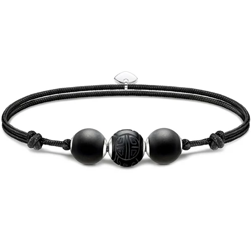 Thomas Sabo matt obszidián Karma karkötő - A2107-172-11