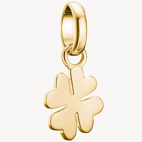 Thomas Sabo Connect sárga arany négylevelű lóhere charm - CC1202-413-39