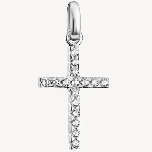 Thomas Sabo Connect cirkónia köves ezüst kereszt charm - CC1203-051-14