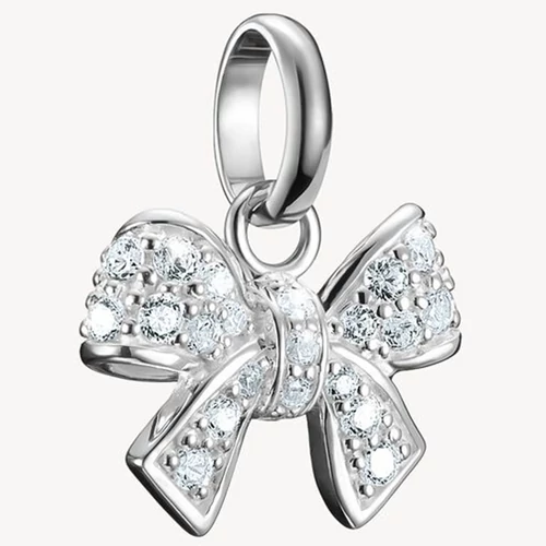Thomas Sabo Connect cirkónia köves ezüst masni charm - CC1235-051-14
