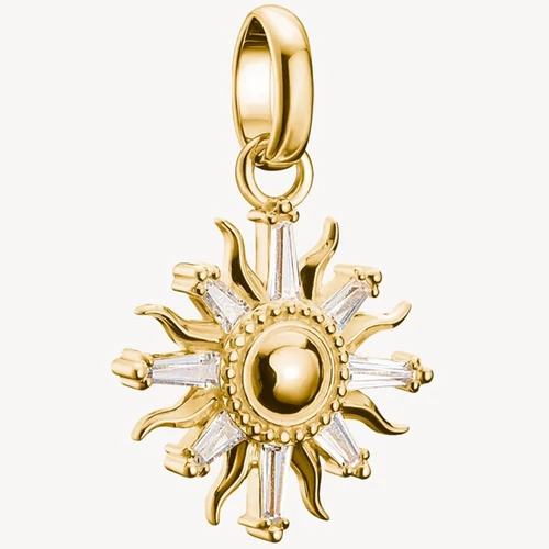 Thomas Sabo Connect sárga arany Nap charm - CC1246-414-14