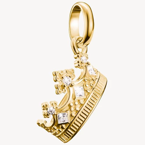 Thomas Sabo Connect sárga arany korona charm - CC1247-414-14