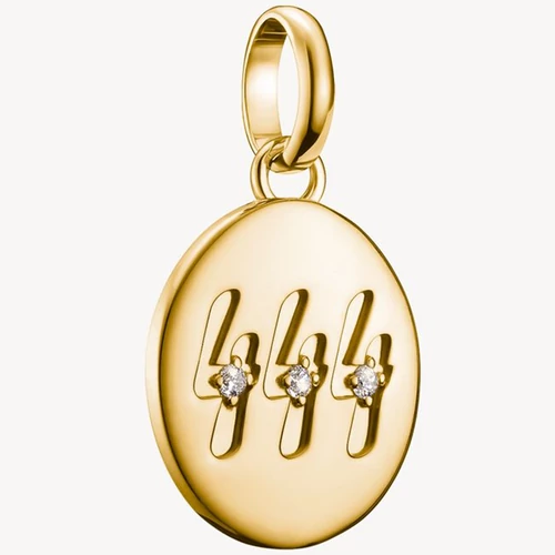 Thomas Sabo Connect sárga arany angyalszám 444 charm - CC1251-414-14