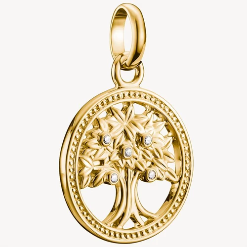 Thomas Sabo Connect sárga arany családfa charm - CC1262-414-14
