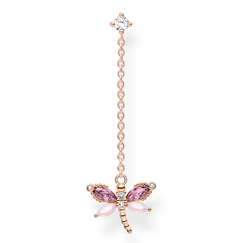 Thomas Sabo rozé arany szitrakötő fél pár fülbevaló - H2187-321-7
