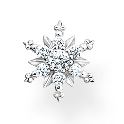 Thomas Sabo ezüst hópehely fél pár fülbevaló - H2260-051-14