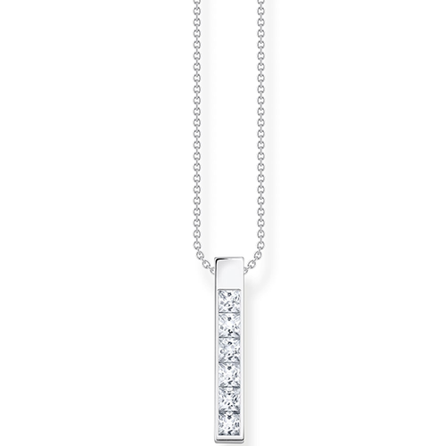 Thomas Sabo nyaklánc fehér köves medállal - KE2113-051-14-L45V