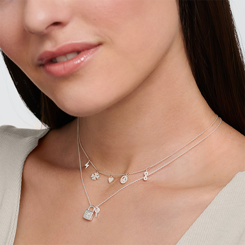 Thomas Sabo ezüst végtelen & szív & peace nyaklánc - KE2123-051-14-L42V Thomas Sabo ezüst végtelen & szív & peace nyaklánc - KE2123-051-14-L42V
