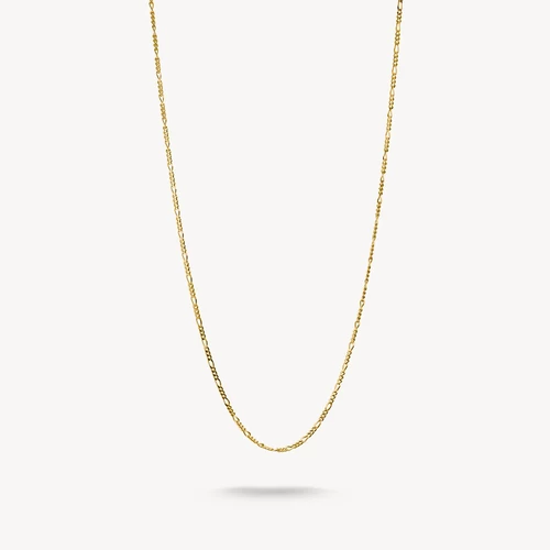 Thomas Sabo Connect Figaro sárga arany charm nyaklánc - KE2329-413-39-L45V