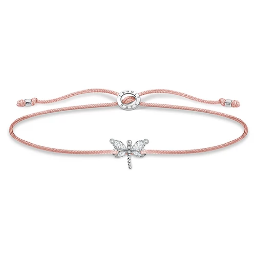 Thomas Sabo csillogó szitakötő textil karkötő - LS118-401-19-L20V