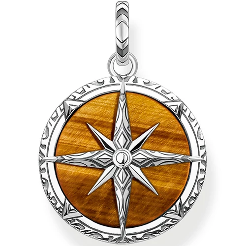 Thomas Sabo tigrisszem iránytű medál - PE833-826-2