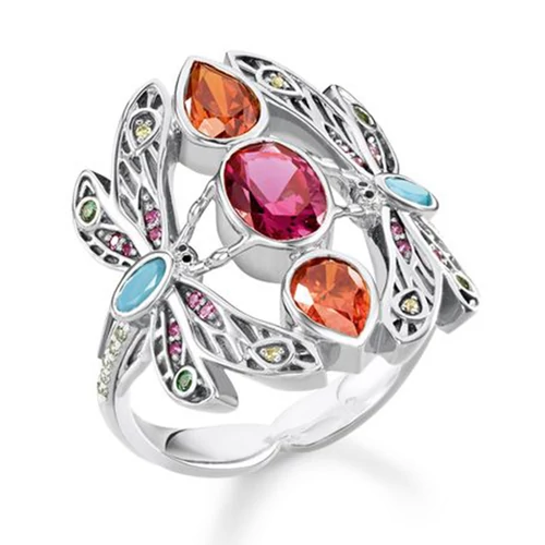 Thomas Sabo szitakötő gyűrű - TR2228-340-7