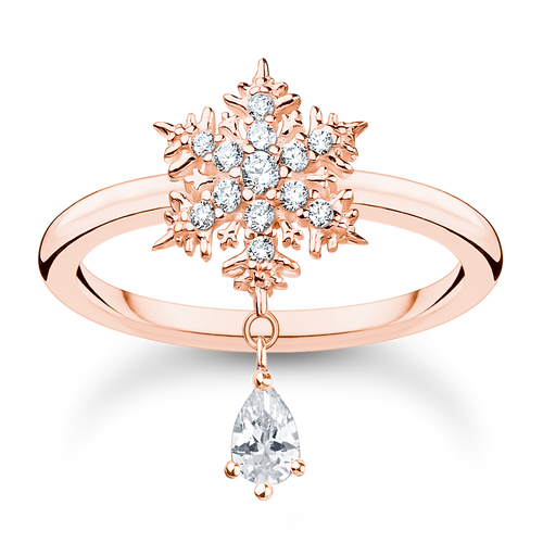 Thomas Sabo rozé hópehely gyűrű - TR2414-416-14-54