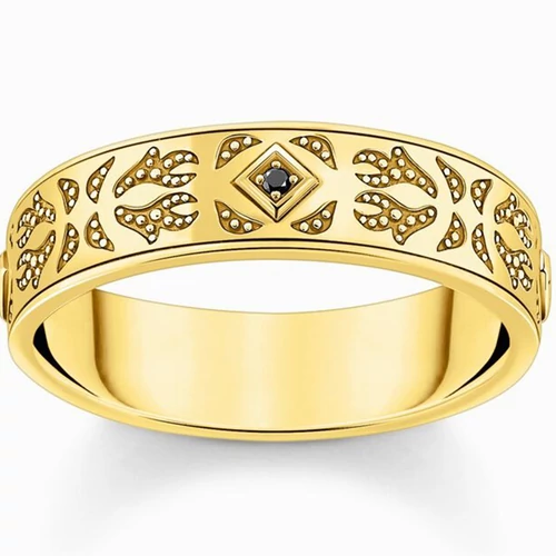 Thomas Sabo Mintás aranyozott gyűrű - TR2455-414-39-52