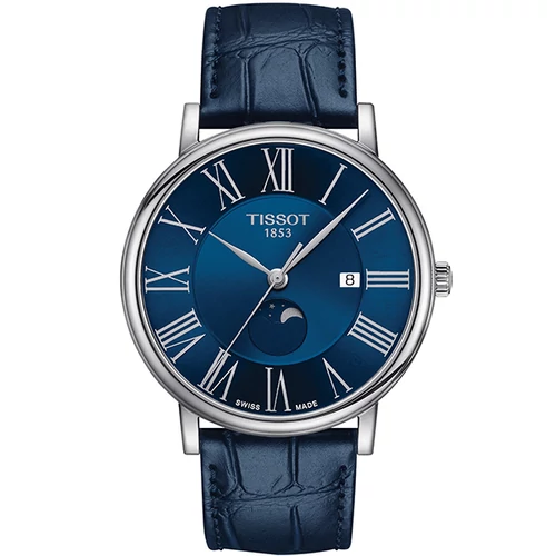 Tissot férfi óra - T122.423.16.043.00 - Carson Premium Gent Moonphase