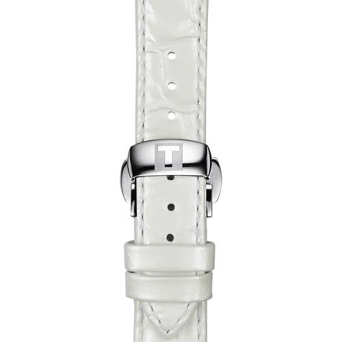 Tissot fehér bőr óraszíj 16 mm