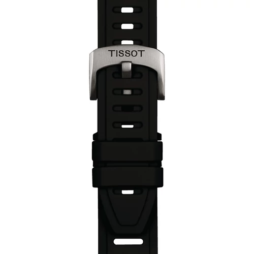 Tissot 21mm fekete szilikon óraszíj XS - T852.049.249