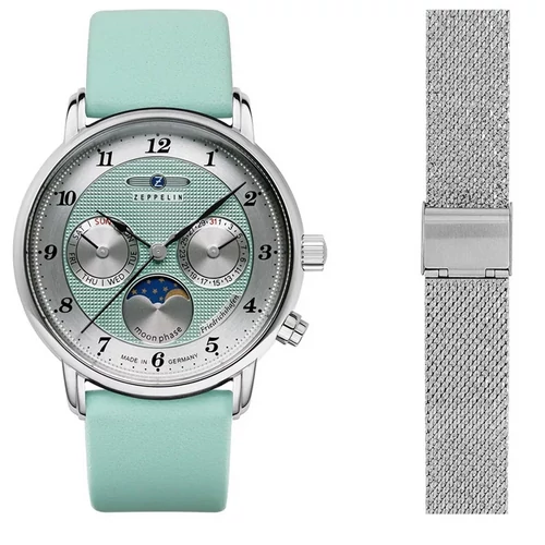 Zeppelin női óra és szíj szett - 8537-2_SET - Friedrichshafen Moonphase