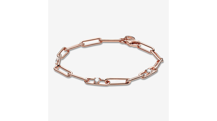 Pandora rozé szemes és köves karlánc - 589177C01-16 Pandora rozé szemes és köves karlánc - 589177C01-16